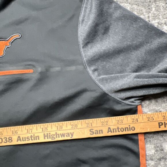 Nike Texas Longhorns Dri-FIT Quarter Zip Mens XL Pullover Gray  NCAA Football - Picture 3 of 9
